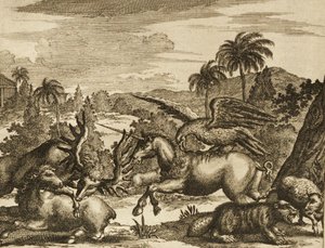 The New and Unknown Wereeld med enhjørning av Unbekannt Unbekannt